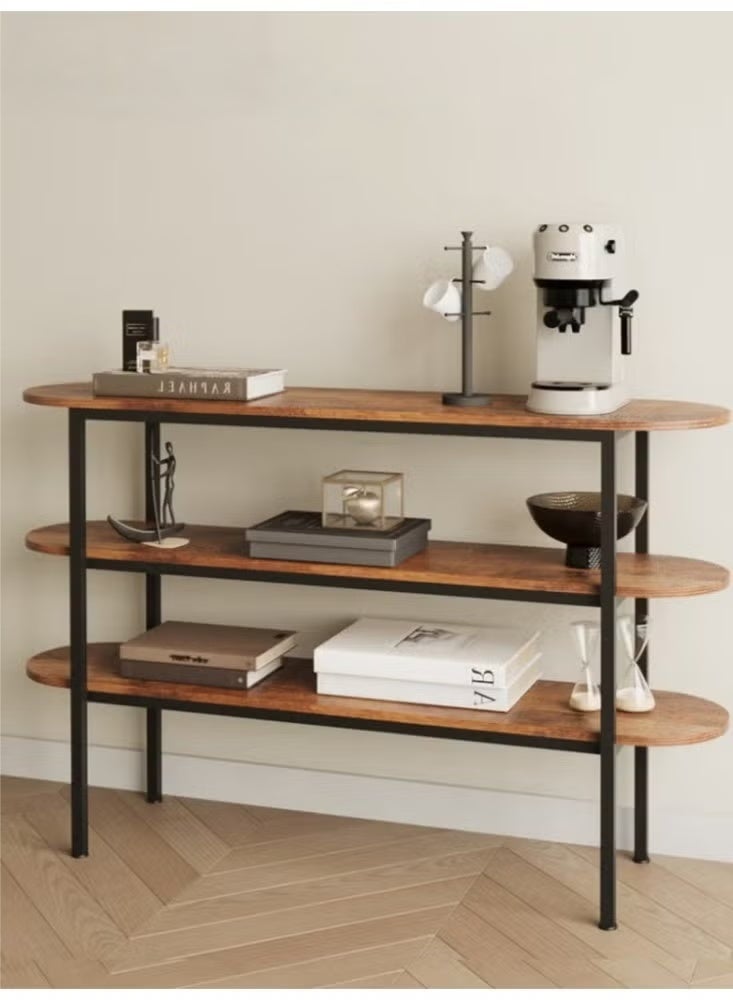 Harlan 110cm Console Table for Entryway Sofa Table Modern Home Coffee Table Dining Room Kitchen Bar Display Table for Hallway Living Room Bedroom - Image 4